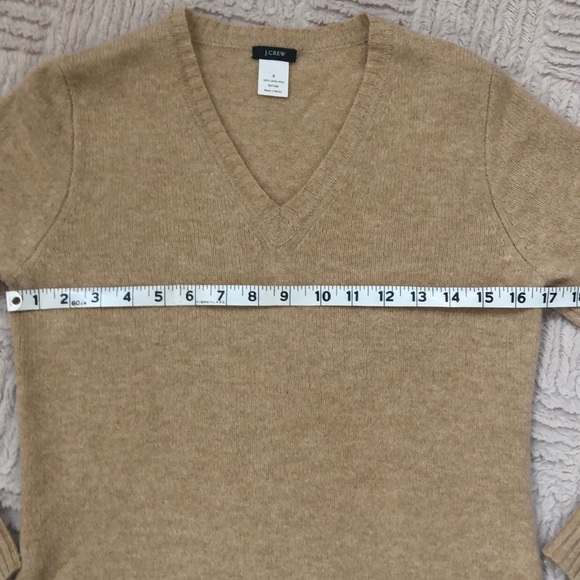 J. Crew 100% Lambs Wool v-neck sweater Size S - Picture 12 of 12
